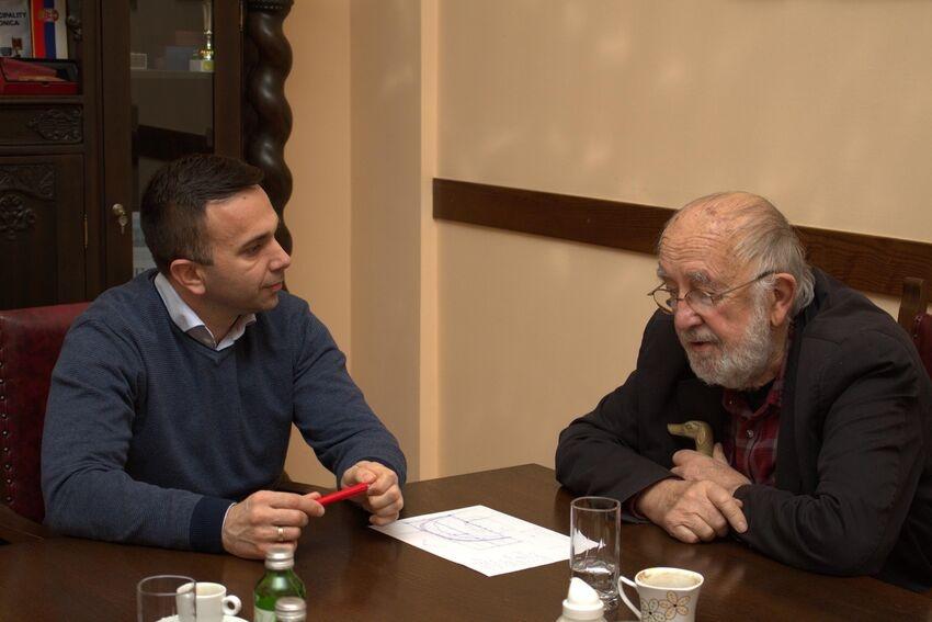 predsednik opstine mionica boban jankovic i slobodan jevtic pulika
