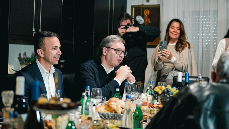 Vučić i Janković u poseti 1